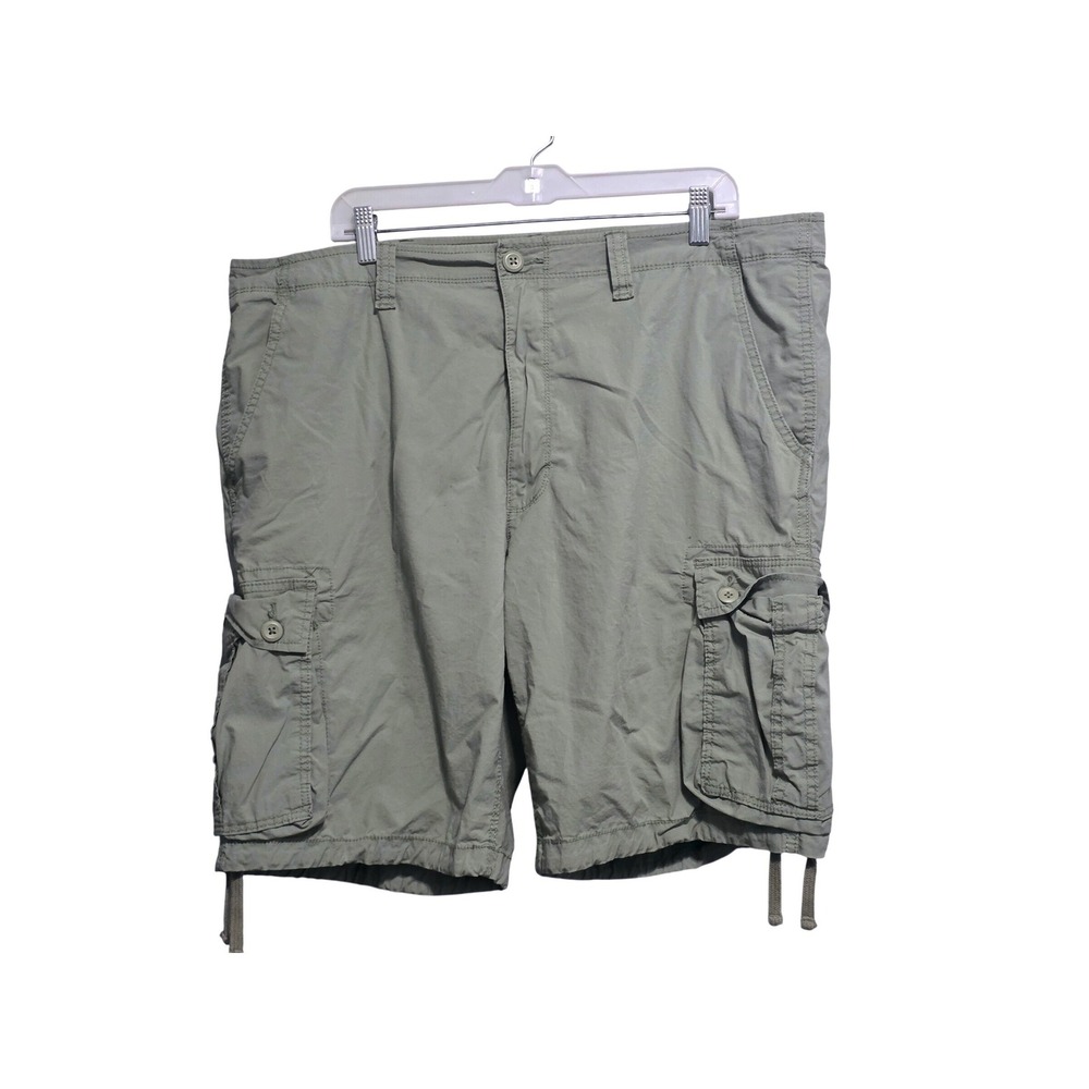 Arizona Jean Co Mens Flex Classic Fit Cargo Shorts Olive Green 40 Utility